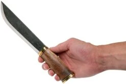 Autine Leuku, Curly Birch, Brut De Forge D2, Couteau Outdoor -Chic Couteaux Magasin AT LEUKU CB 06 autine v201909