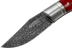 Böker Boxer 111025DAM Damascus, Micarta Couteau De Gentleman, Raphael Durand Design -Chic Couteaux Magasin BO111025DAM 03 boker