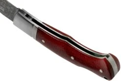 Böker Boxer 111025DAM Damascus, Micarta Couteau De Gentleman, Raphael Durand Design -Chic Couteaux Magasin BO111025DAM 05 boker