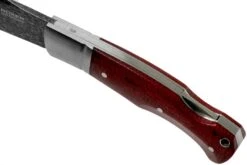 Böker Boxer 111025DAM Damascus, Micarta Couteau De Gentleman, Raphael Durand Design -Chic Couteaux Magasin BO111025DAM 07 boker