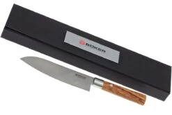 Böker Damast Olive 17,2 Cm Santoku, 130437DAM -Chic Couteaux Magasin BO130437DAM 06 boker damast olive bo130437dam 06