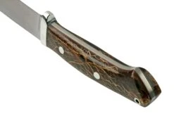 Bark River Classic Drop Point Hunter CPM S45VN Smoke Prickly Pear Natural Liner, Couteau Fixe -Chic Couteaux Magasin BRK02 176SPPNL 04 barkriver