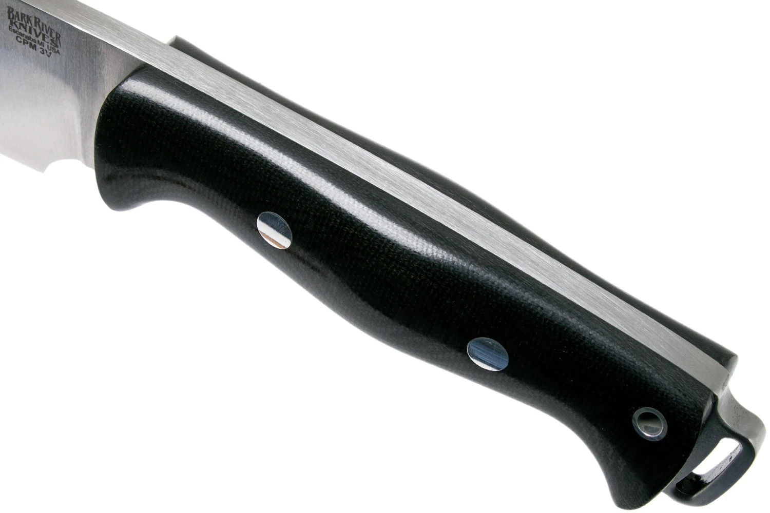 Bark River Bravo Crusader CPM 3V, Black Canvas Micarta 7 Bark River Bravo Crusader CPM 3V, Black Canvas Micarta – Image 5