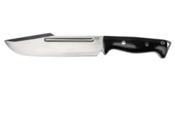 Bark River Bravo Tope Recon CPM 3V Black Canvas Micarta, Couteau De Survie