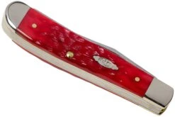 Case Mini Trapper Dark Red Bone, Peach Seed Jig, 31952, 6207 CV Couteau De Poche -Chic Couteaux Magasin CE31952 04 case