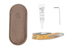 Chris Reeve Mnandi Box Elder Burl Inlay MNA-1008 Couteau De Gentleman -Chic Couteaux Magasin CRMNDEB 09 chrisreeve