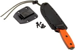 ESEE Model 4 OD Blade, Orange Handle 4P-OD Avec étui + Clip -Chic Couteaux Magasin EE ESEE 4P OD 07 esee knives ee esee 4p od 07