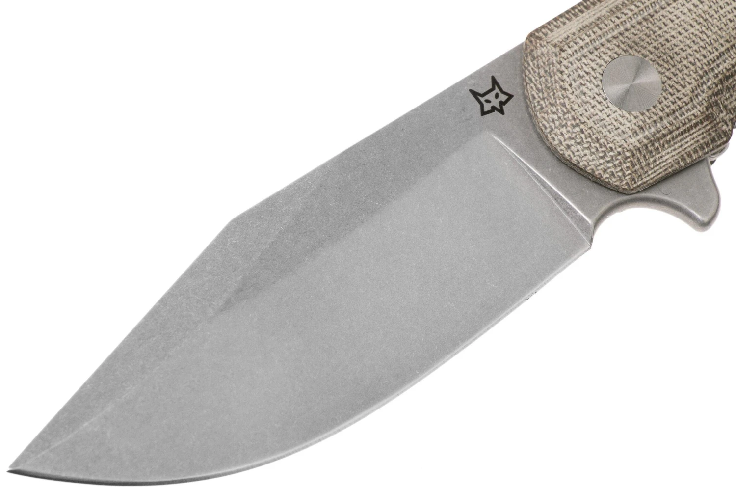 Fox Knives Eastwood Tiger 524G Stonewashed D2, Green Micarta Couteau De Poche, Gudy Van Poppel Design 5 Fox Knives Eastwood Tiger 524G Stonewashed D2, Green Micarta Couteau De Poche, Gudy Van Poppel Design – Image 3