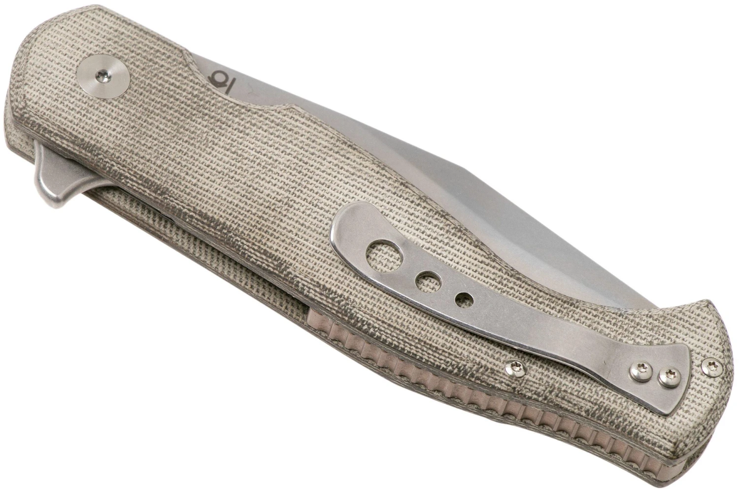 Fox Knives Eastwood Tiger 524G Stonewashed D2, Green Micarta Couteau De Poche, Gudy Van Poppel Design 6 Fox Knives Eastwood Tiger 524G Stonewashed D2, Green Micarta Couteau De Poche, Gudy Van Poppel Design – Image 4