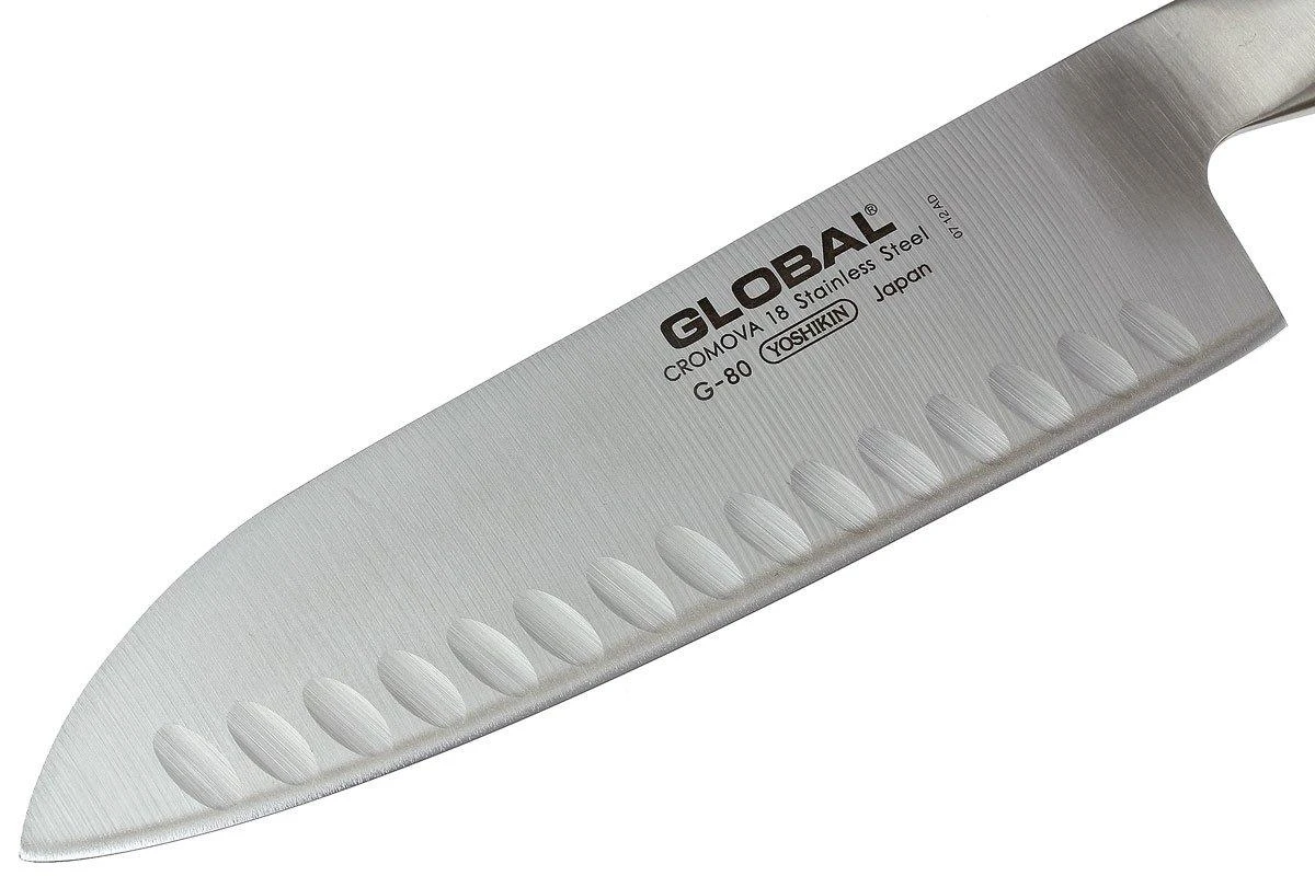 Global G80, Santoku 18 Cm 4 Global G80, Santoku 18 Cm – Image 2