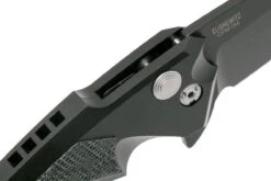 Hogue X5 3.5" Spearpoint 34579 Buttonlock Flipper Couteau, Black Finish -Chic Couteaux Magasin HK34579 06 hogue hk34579 06