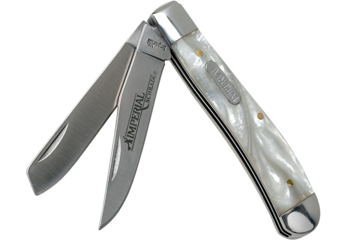 Imperial Large Trapper Cracked Ice IMP13L Couteau De Poche Slipjoint