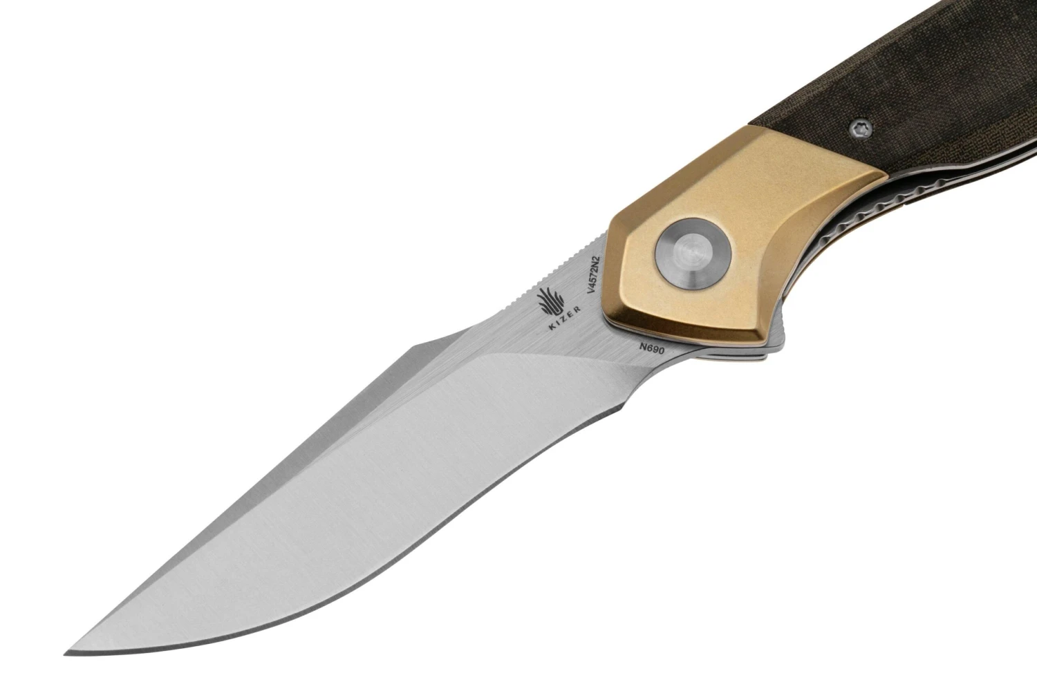 Kizer Vanguard Grazioso, Micarta, N690, V4572N2 Couteau De Poche 5 Kizer Vanguard Grazioso, Micarta, N690, V4572N2 Couteau De Poche – Image 3