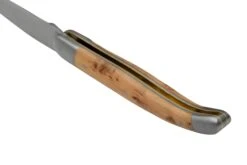 Forge De Laguiole Boraldes Edition 1212EINGE Mitres Satinées, Bois De Genévrier, Couteau De Poche -Chic Couteaux Magasin LA1212EINGE BOR 04 forgedelaguiole