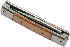 LionSteel BestMan BM13 CVN Natural Canvas Micarta Couteau De Poche Slipjoint 11 LionSteel BestMan BM13 CVN Natural Canvas Micarta Couteau De Poche Slipjoint -Chic Couteaux Magasin LI BM13 CVN 04 lionsteel