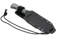 Lionsteel T6 Satin, Black Canvas Micarta T6-CVB Couteau Fixe -Chic Couteaux Magasin LI T6 CVB 06 lionsteel