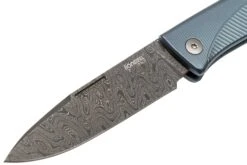 LionSteel Thrill TL-D-BL Damascus, Blue Titanium Integral Slipjoint Couteau De Poche -Chic Couteaux Magasin LI TL D BL 03 lionsteel