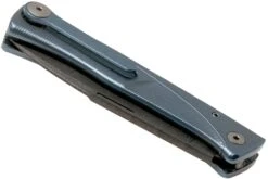 LionSteel Thrill TL-D-BL Damascus, Blue Titanium Integral Slipjoint Couteau De Poche -Chic Couteaux Magasin LI TL D BL 06 lionsteel