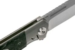 Liong Mah Lanny V2, Marble Carbon Fiber, Satin M390 Couteau De Poche -Chic Couteaux Magasin LO LA2 MCF 06 liong mah design