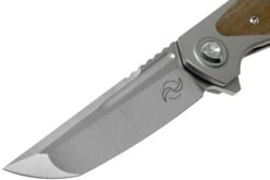 Liong Mah Warrior Two V3 Green Canvas Micarta Couteau De Poche -Chic Couteaux Magasin LO WA GCM3 03 liong mah design