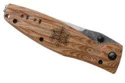 Mcusta MC-0182D Sengoku Toyotomi Hideyoshi, Yellow Pakkawood, Couteau De Gentleman -Chic Couteaux Magasin MC 0182D 06 mcusta