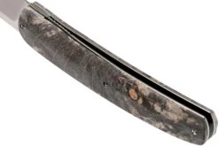 Maserin Gourmet Black Burl Couteau De Poche, 380/RN -Chic Couteaux Magasin ME 380 RN 05 maserin