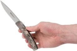 Maserin Gourmet Black Burl Couteau De Poche, 380/RN -Chic Couteaux Magasin ME 380 RN 08 maserin