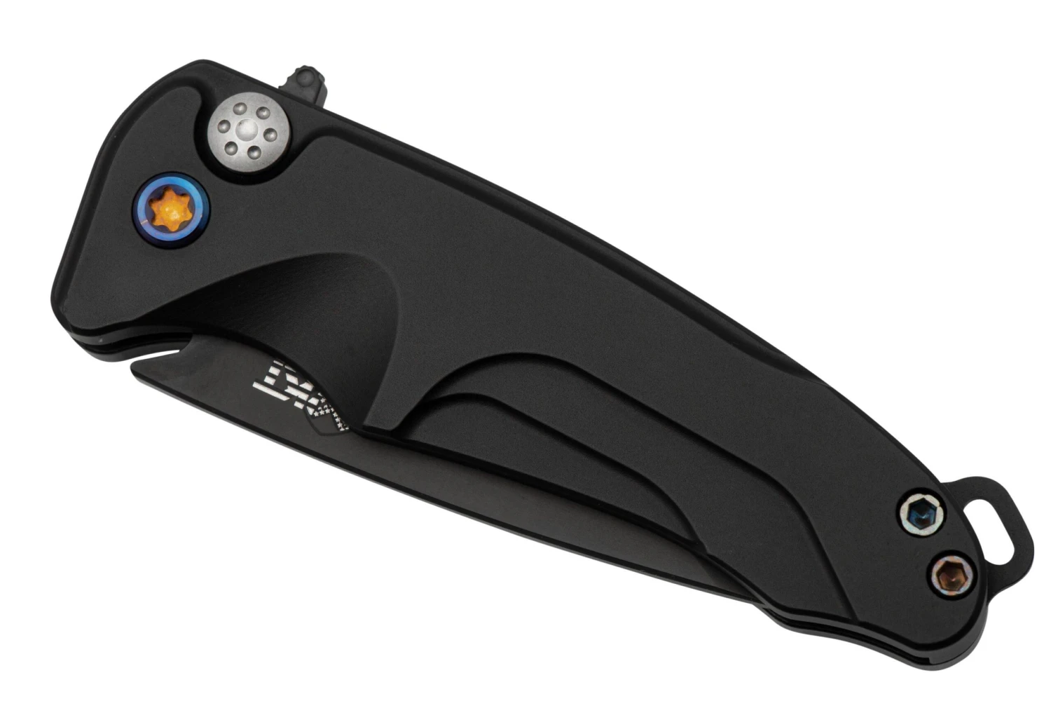 Medford Smooth Criminal, S45VN PVD Blade, Black Handle, Flamed Hardware Clip Couteau De Poche 8 Medford Smooth Criminal, S45VN PVD Blade, Black Handle, Flamed Hardware Clip Couteau De Poche – Image 6