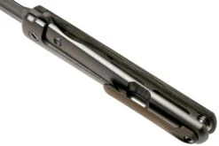 MKM Flame Dagger FL02-GCT Green Canvas Micarta Couteau De Poche, Michael Zieba Design -Chic Couteaux Magasin MMK FL02 GCT 05 mkm knives