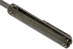 MKM Flame Dagger FL02-GCT Green Canvas Micarta Couteau De Poche, Michael Zieba Design -Chic Couteaux Magasin MMK FL02 GCT 07 mkm knives