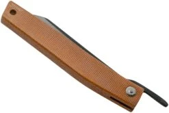 Ohta FK9 Couteau De Poche Higonokami, Natural Canvas Micarta 13 Ohta FK9 Couteau De Poche Higonokami, Natural Canvas Micarta -Chic Couteaux Magasin OHTA OFF FK9 M N 04 ohta knives