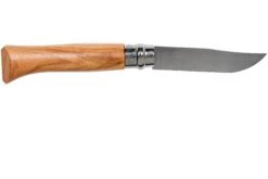 Opinel Couteau De Poche No. 8 Gamme De Luxe Avec étui En Cuir, Olivier -Chic Couteaux Magasin OP001004 02 opinel v201903