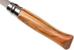 Opinel Couteau De Poche No. 8 Gamme De Luxe Avec étui En Cuir, Olivier -Chic Couteaux Magasin OP001004 05 opinel v201903