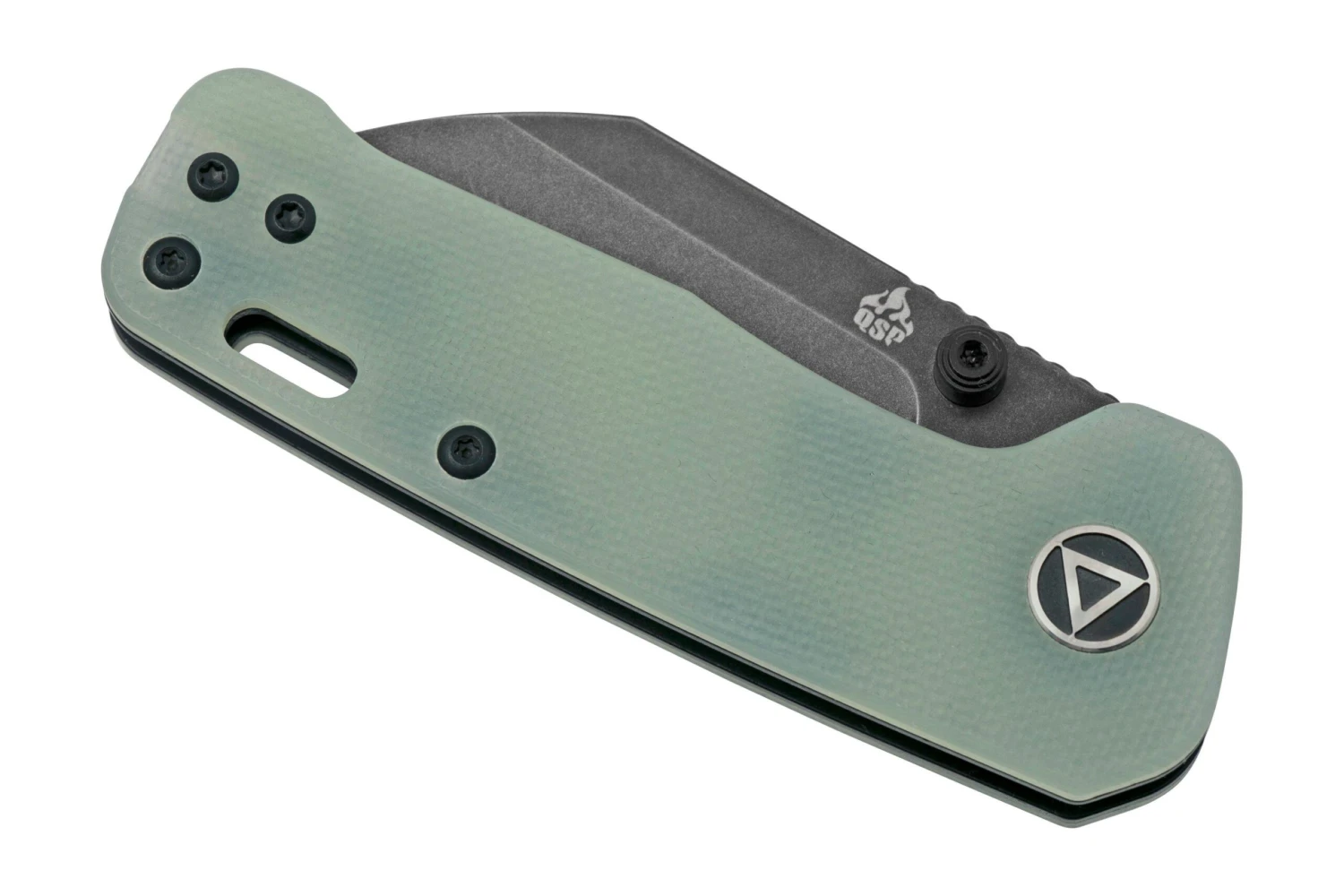 QSP Knife Penguin Mini QS130XS-F2, Blackwashed 14C28N, Natural G10, Couteau De Poche 8 QSP Knife Penguin Mini QS130XS-F2, Blackwashed 14C28N, Natural G10, Couteau De Poche – Image 6