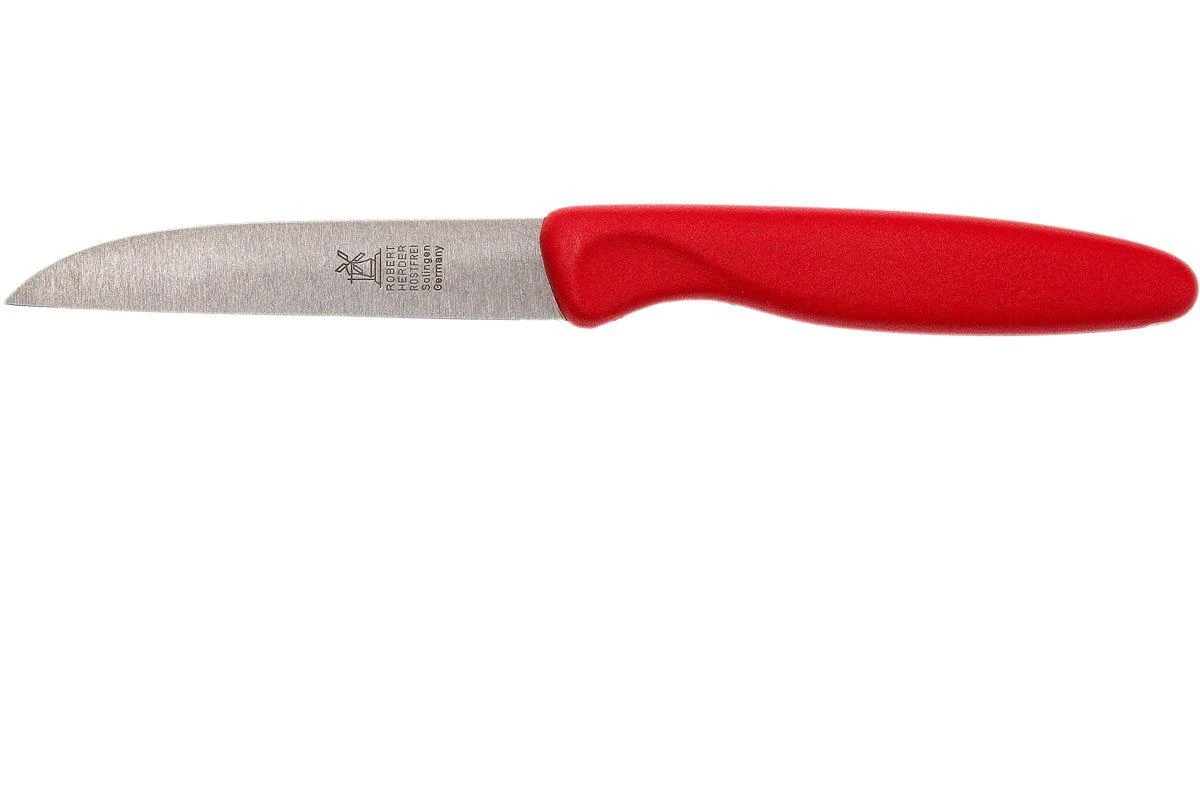 Robert Herder Straight Classic Couteau à éplucher, Rouge, 8,5 Cm 3 Robert Herder Straight Classic Couteau à éplucher, Rouge, 8,5 Cm