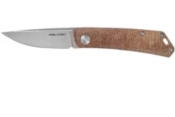 Real Steel Luna Premium II M390, Natural Micarta 7007P Knivesandtools Exclusive Couteau De Poche Slipjoint