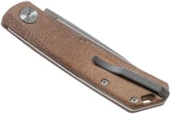 Real Steel Luna Premium II M390, Natural Micarta 7007P Knivesandtools Exclusive Couteau De Poche Slipjoint -Chic Couteaux Magasin RL7007P 04 real steel kato