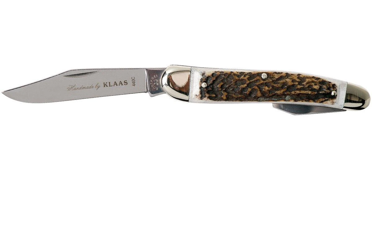 Robert Klaas Classic Line 100mm, Real Stag 383-451 Couteau & Décapsuleur 3 Robert Klaas Classic Line 100mm, Real Stag 383-451 Couteau & Décapsuleur