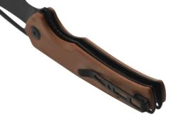 SENCUT Mims S21013-4 Guibourtia Wood Black Stonewashed, Couteau De Poche -Chic Couteaux Magasin SES21013 4 04 sencut