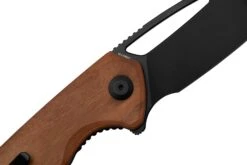 SENCUT Mims S21013-4 Guibourtia Wood Black Stonewashed, Couteau De Poche -Chic Couteaux Magasin SES21013 4 05 sencut