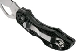 Spyderco Byrd Robin 2 Noir BY10PBK2 Couteau De Poche -Chic Couteaux Magasin SPBY10PBK2 05 spyderco
