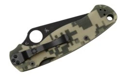 Spyderco Paramilitary 2 Camo Black C81GPCMOBK2 Couteau De Poche -Chic Couteaux Magasin SPC81GPCMOBK2 07 spyderco