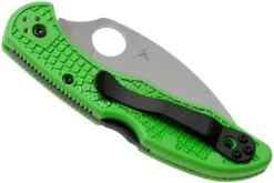 Spyderco Salt 2 Green Wharncliffe LC200N C88FPWCGR2 Couteau De Poche -Chic Couteaux Magasin SPC88FPWCGR2 04 spyderco