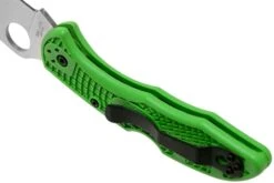 Spyderco Salt 2 Green Wharncliffe LC200N C88FPWCGR2 Couteau De Poche -Chic Couteaux Magasin SPC88FPWCGR2 05 spyderco
