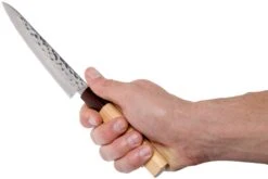 Sakai Takayuki Couteau Universel 33-Layer Damascus Hammered WA 15 Cm -Chic Couteaux Magasin TA07471 06 sakai takayuki