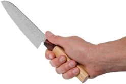 Sakai Takayuki Santoku 33-Layer Damascus Hammered WA 17 Cm -Chic Couteaux Magasin TA07472 06 sakai takayuki