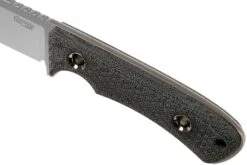 TRC Knives South Pole, Elmax, Black Canvas Micarta, Couteau De Survie -Chic Couteaux Magasin TI SP MICBK 05 trc knives v202111