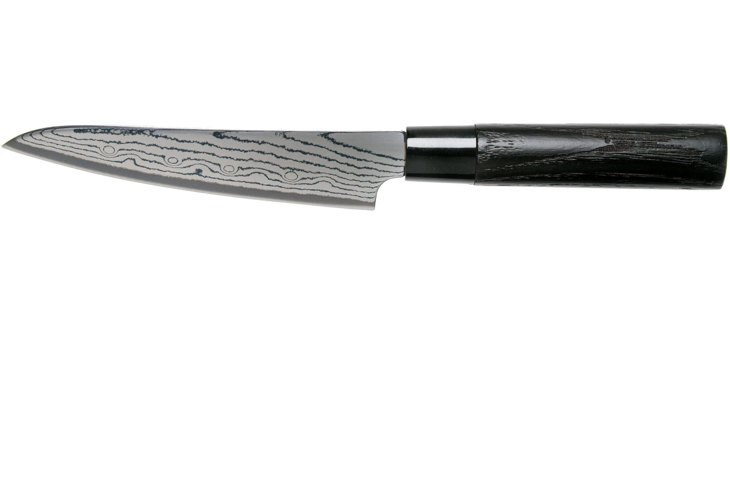 Tojiro Shippu Black Damascus Couteau Universel 13 Cm, FD-1592 3 Tojiro Shippu Black Damascus Couteau Universel 13 Cm, FD-1592