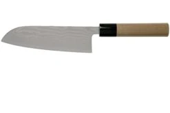 Tojiro Shippu Damas 63 Couches, Couteau Santoku 18 Cm
