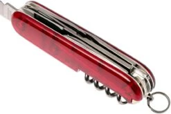 Victorinox Climber Rouge Transparent 1.3703.T Couteau Suisse -Chic Couteaux Magasin VT1 3703 T 04 victorinox vt1 3703 t 04